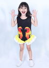 Yellow And Black Colour BABY 8 KIDS Designer Pari look Piece Western Party Wear Type Imported Lycra Digital Print Children Collection BABY 05